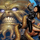 Note: this scene never actually appears in the comic. It’s on the cover because, hey, hentai tentacle monster!